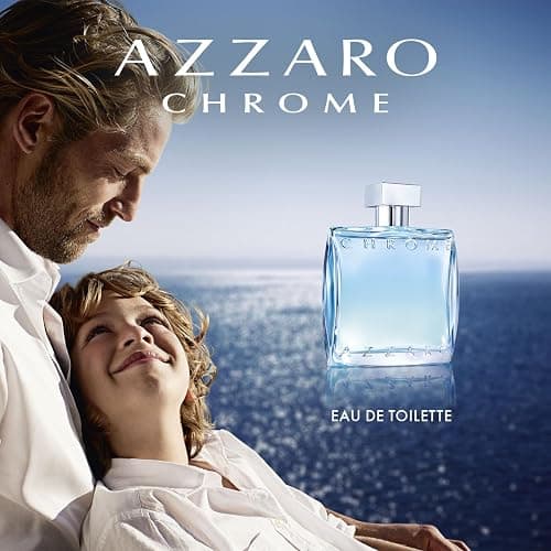 Azzaro Chrome Eau de Toilette - Fresh Aquatic Mens Cologne - Citrus, Woody, Musky Fragrance -Fresh Notes of Bergamot - Everyday Wear - Classic Summer Beach Scent - Luxury Perfumes for Men thumbnail 6
