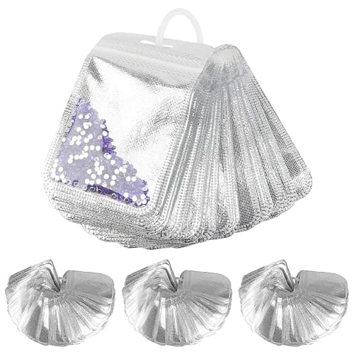 200 PCS Diamond Painting Beads Storage Bags – Reusable Small Ziplock Lock Pouches for Diamond Art Storage, Diamond Painting Beads Storage, Craft Supplies Storage Accessories, Gem Organizer - Image 1