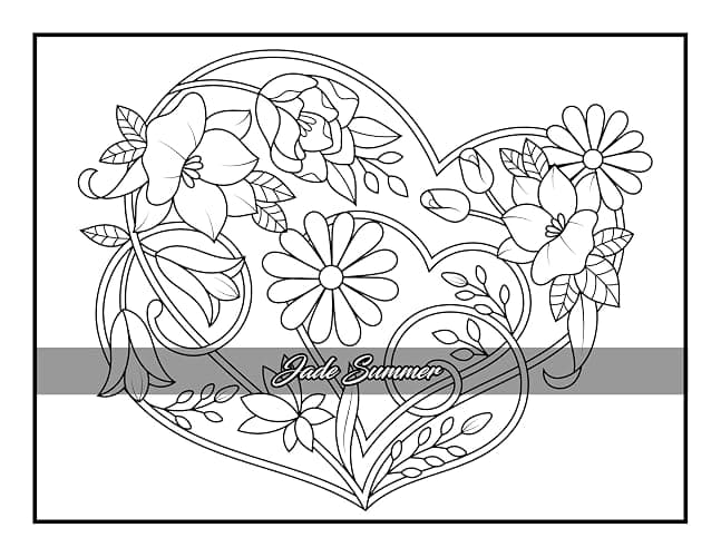 100 Flowers: An Adult Coloring Book with Bouquets, Wreaths, Swirls, Patterns, Decorations, Inspirational Designs, and Much More! thumbnail 80