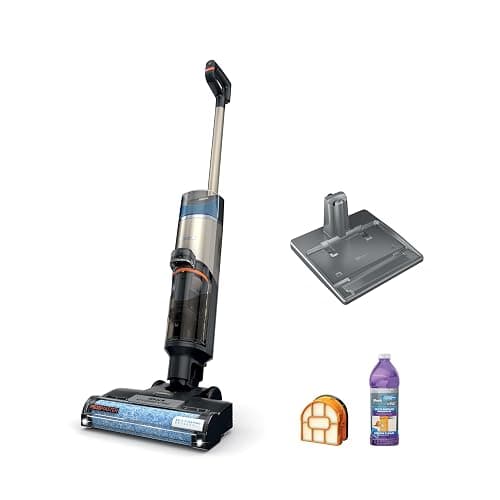 Shark HydroVac MessMaster Wet Dry Vacuum Cleaner, Cordless, 3-in-1 Vacuum Mop All in One & Self-Cleaning System, Lightweight, Powerful Suction, for Hard Floors & Area Rugs, Stone, WD261,Rose Gold - Image 1
