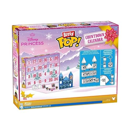 Funko Pop! Bitty Countdown Calendar: Disney Princess - 24 Days of Surprises - Collectible Vinyl Mini Figures - Mystery Box - Gift Idea - Holiday Present for Kids - Christmas or Birthday Countdown thumbnail 4