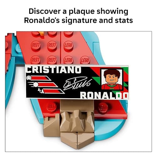 LEGO Editions Cristiano Ronaldo – Soccer Highlights - Building Set for Boys & Girls, Ages 10+ - Collectible Soccer Gift with Plaque - Kids Bedroom or Shelf Decor - 43012 thumbnail 4