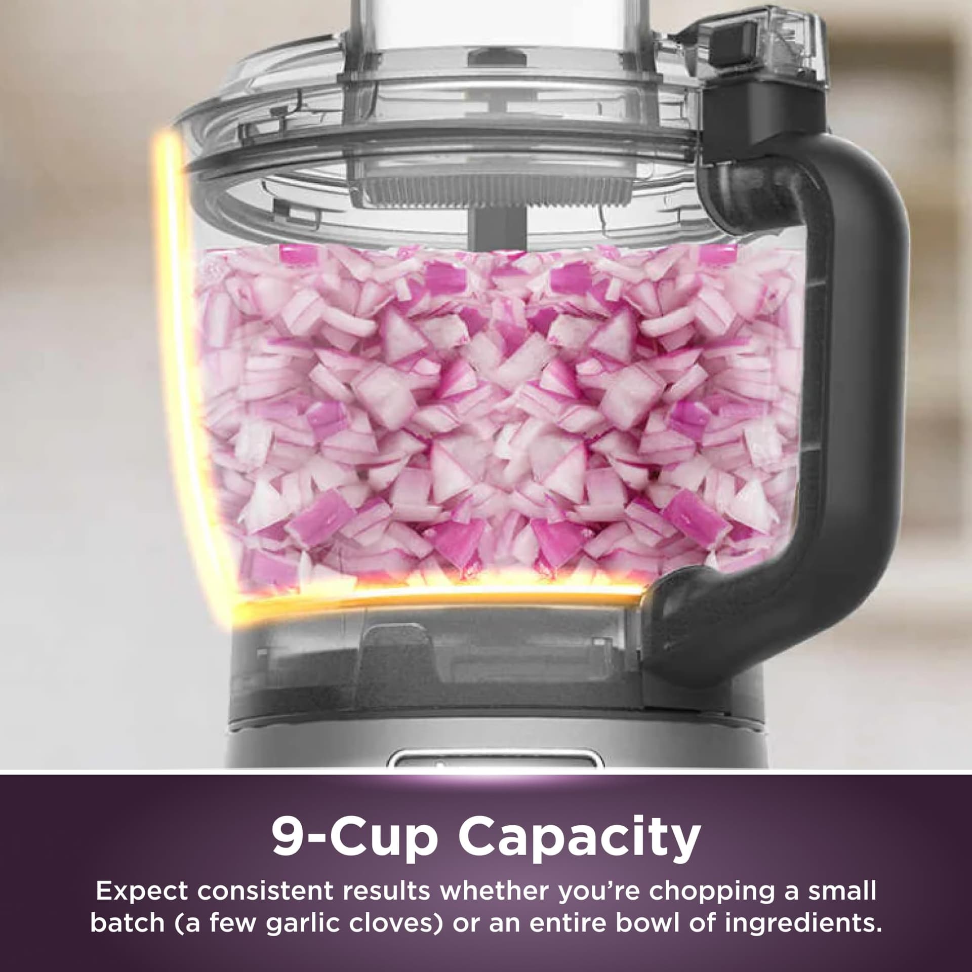 Ninja Professional Food Processor, 2.1L Capacity, 4 Auto-iQ Preset Programs, Auto-iQ Technology, Easy & Versatile Food Prep, BN650, Grey thumbnail 2