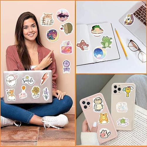 600 Pcs Cute Stickers Bulk for Kids Girls Teens Adults,Waterproof Cute Animal Stickers Pack for Water Bottles Laptop Phone,Teacher Prizes Sticker for Kids Classroom School thumbnail 4