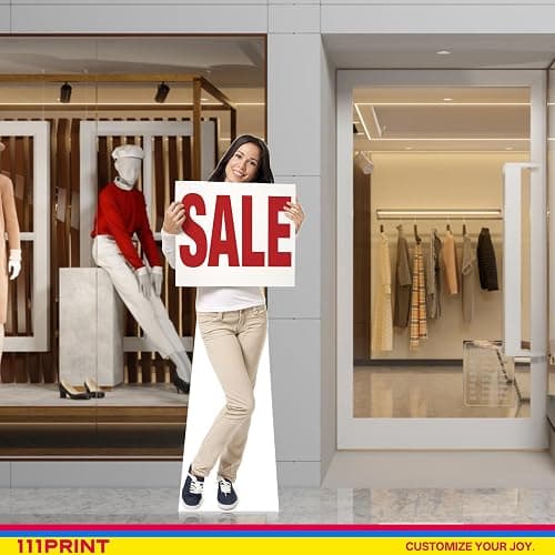 111PRINT Custom Life Size Cardboard Cutout, Personalized Photo Standup, High Resolution Print, Decor for Weddings, Birthdays, Graduations & Events, 1-8 FT to Choose, Upload Your Photo thumbnail 6
