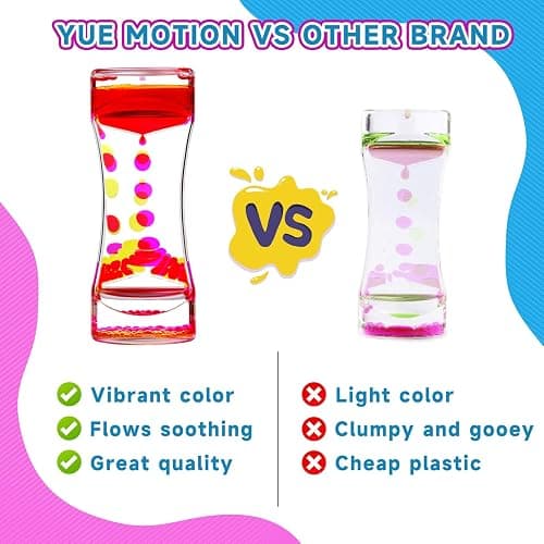 YUE MOTION Liquid Motion Bubbler - Stocking Stuffers for Kids - Sensory Fidget Desk Toy for Kids & Adults - Calming Visual Bubbler Toys for Classroom, Desk Decor, Stocking Stuffers thumbnail 3