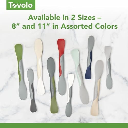 Tovolo Scoop & Spread Tool – Dual-Ended Silicone & Nylon Kitchen Utensil for Spreading, Scraping, Scooping, Slicing – BPA-Free, Heat-Resistant, Dishwasher Safe thumbnail 6