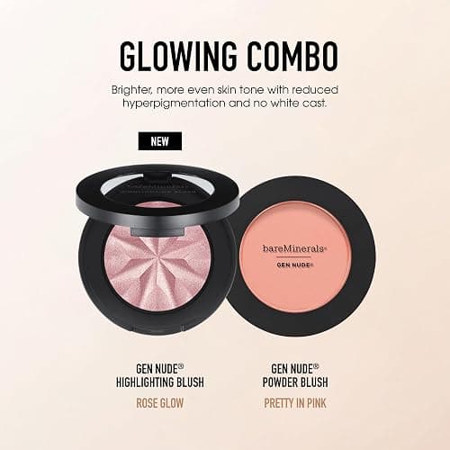 bareMinerals Gen Nude Highlighting Blush, Rose Glow, 3.2g thumbnail 6