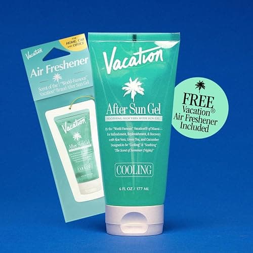 VACATION After Sun Gel & Air Freshener Bundle, Soothing Aloe Vera for Sunburn Relief, Hydrating & Cooling, Non-Sticky Aftersun Care, Alcohol Free, 6 Fl. Oz. thumbnail 5