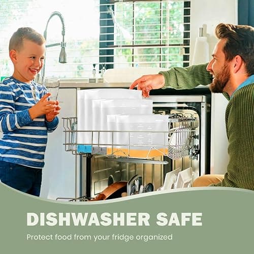 IDEATECH Reusable Bags Dishwasher Safe, BPA Free Reusable Gallon Freezer Bags, Stand Up Leakproof Food Storage Bags for Marinate Meats, Salad Fruit, Vegetables, Home Organization -Gray 6 Gallon thumbnail 3