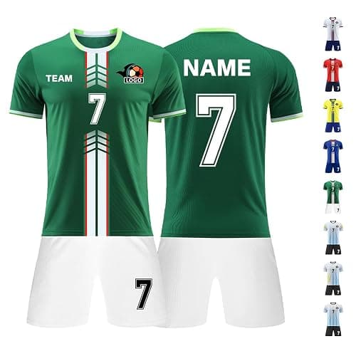 LAIFU Custom Soccer Jersey Set For Kid Adult Heat Sublimation Personalized Soccer Uniforms With Your Design - Mexico Green - Image 1