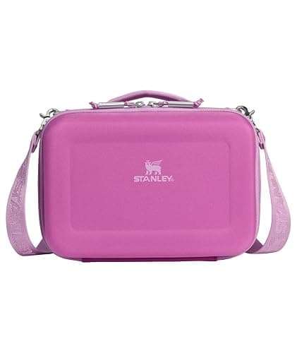 STANLEY ALL Day Lunch Box, 4.2 qt, Dark Blossom | Stylish and Compact Insulated Lunch Bag | Durable and Crush Resistant | Removable, Adjustable Shoulder Strap | BPA-Free - Image 1