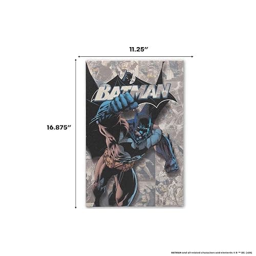 Open Road Brands DC Comics Batman Collage Gallery Wrapped Canvas Wall Decor - Batman Wall Art for Man Cave or Movie Room thumbnail 3
