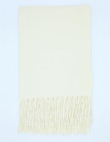 Achillea Warm Cashmere-Feel Winter Scarf – Thick Pashmina Shawl Wrap for Cold Weather thumbnail 8