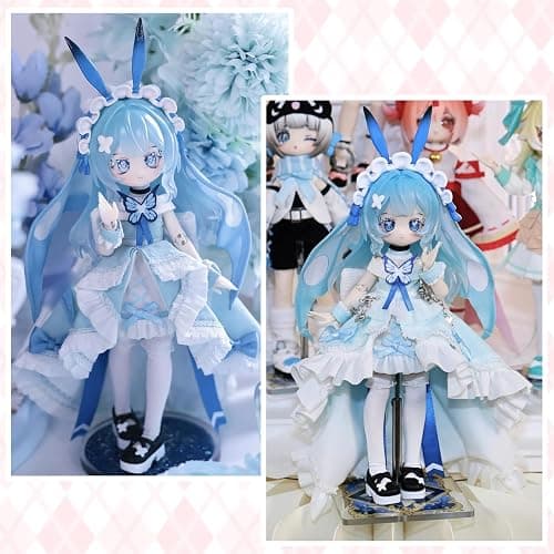 BJD Dolls BJD Blind Box 1/12 BJD Dolls 7" Ball Jointed Doll Dress Up Dolls Collectible Figures Gift for Party Birthday Ages 15 and Up PVC & ABS Costume Included, Vision Reconstruction thumbnail 7