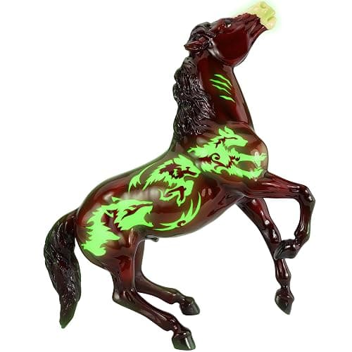 Breyer Traditional Series | Beowulf | 2024 Halloween Horse | Glow in The Dark | Horse Figurine | Model #B-TR-10118 thumbnail 3