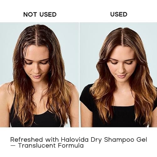 HALOVIDA Leave-in Dry Shampoo Gel, Instant Oil Absorption & Volume, Light Texture Transparency, Non-Aerosol, Safe & Clean with Natural Ingredients, 2.82 oz thumbnail 4