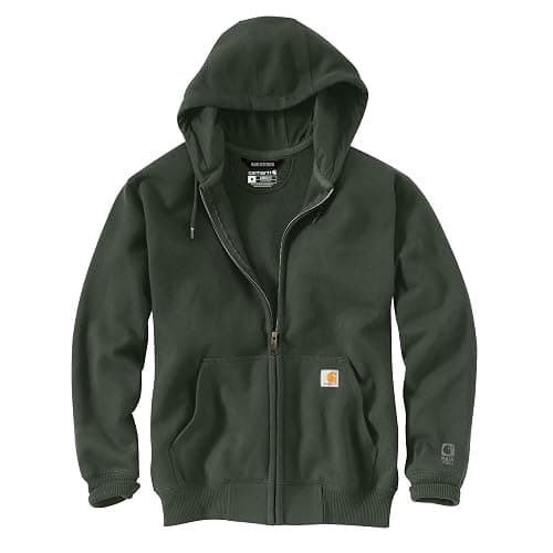 Carhartt Men's Tall Rain Defender Paxton Heavyweight Hooded Zip Front Sweatshirt thumbnail 2