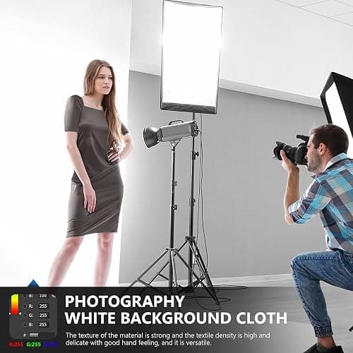 Neewer 10 x 12FT PRO Photo Studio (Background ONLY) - White thumbnail 4