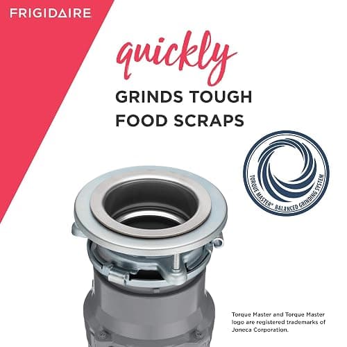 Frigidaire 1/2 HP Direct Wire Garbage Disposal for Kitchen Sinks | FF05DISPD1, Gray thumbnail 2