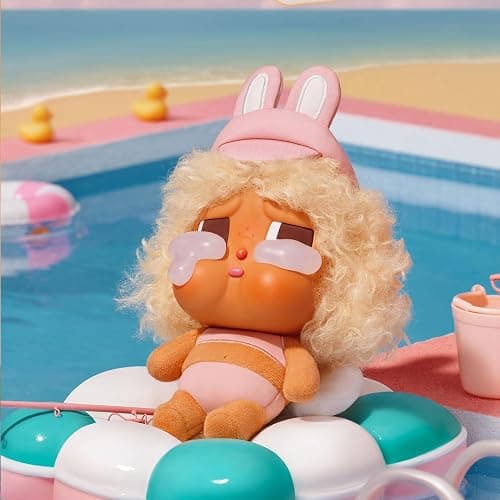 POP MART Crybaby Vacation Mode On Series-Vinyl Plush Pendant Blind Box, Collectible Toys, Holiday Birthday Gifts for Girls and Boys, Single Box thumbnail 6
