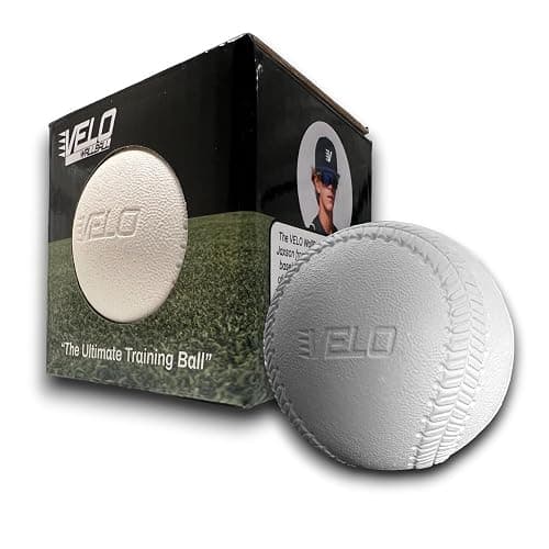 Velo Wallball - Training Ball - Pro Baseball Size & Weight - Enhance Coordination & Strength in Individual & Group Baseball Drills - Image 1