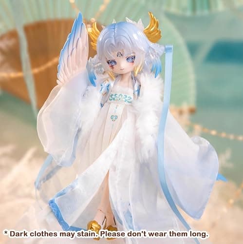 BEEMAI Luluya Cloud Feather Pavilion Series Single Box (Contains 1 Figure), 1/8 BJD Blind Box Cute Figures Collectibles Birthday Gift thumbnail 5