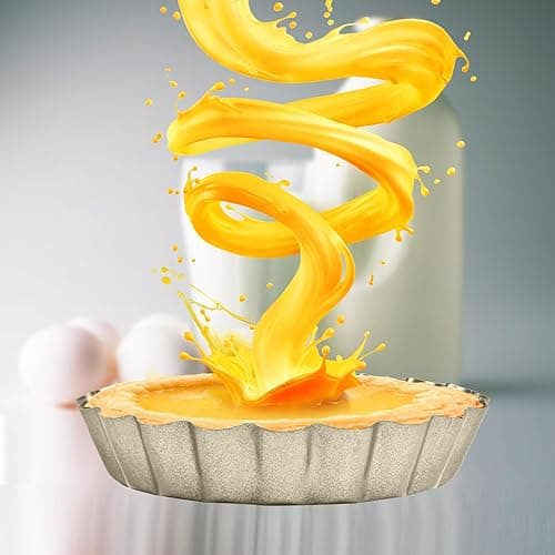 RICHSC-PAN Mini Tart Pan 12PCS, 4 Inch Tart Pan Removable Bottom Non-Stick Tin, 0.9 Inches High Suitable for DIY Making Small Tarts at Home. Champagne Gold Appearance. thumbnail 3