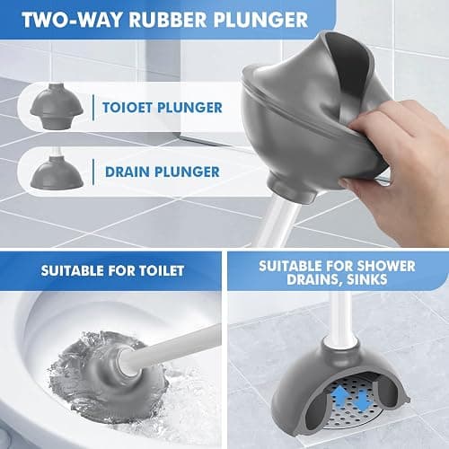 Toilet Plunger and Brush thumbnail 4