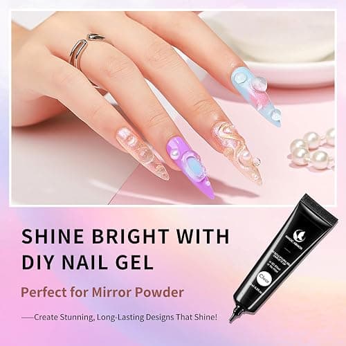 MAGIC ARMOR 15g 3D Nail Gel Sculpting Gel Nail Art Glue for Nail Art Designs DIY Nail Craving Molding Gel for 3D Gel Nail Art Polish Painting Drawing Gel Sculpture Gel Nail Decoration Manicure Clear thumbnail 6