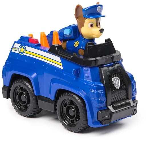 Paw Patrol, Chase’s Patrol Cruiser, Toy Car with Collectible Action Figure, Sustainably Minded Kids’ Toys for Boys & Girls Aged 3 and Up thumbnail 3