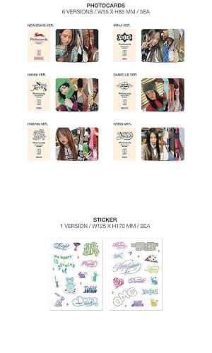 NEWJEANS OMG 1st Winter Single Album ( MESSAGE CARD Ver. - Random ) K-POP SEALED thumbnail 9