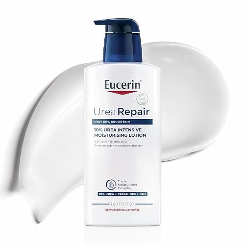 Eucerin UreaRepair Plus Body Lotion 10% Urea 400ml, Intensive 48H Dry Skin Relief Body Cream for Dry and Rough Skin, Moisturising Skincare with Urea and Ceramides, Medical Skincare - Image 1