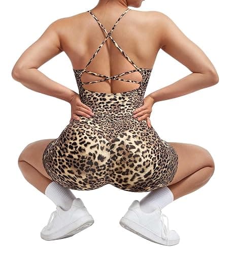 SUUKSESS Women 2 Piece Workout Sets Padded Tank Tops Tummy Control Leggings Gym Outfits thumbnail 5
