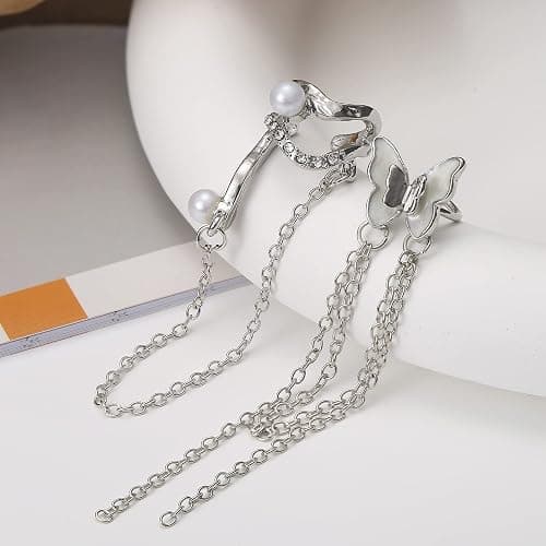 Florideco Ear Cuff Earrings Set for Women Adjustable Fake Earring Cuffs Non Piercing Earring Set Ear Jewelry Set thumbnail 7