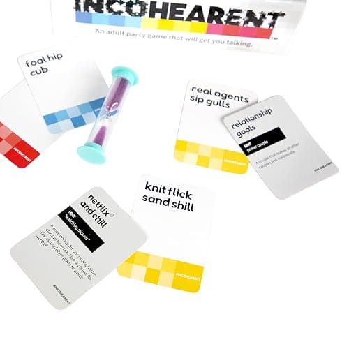 Incohearent, The Guess The Gibberish Party Game By Relatable, A Funny Card Game For Adults, Includes 300 Cards, Instructions, And 1 Sand Timer, Fun for Friendsgiving, or a White Elephant Gift thumbnail 7