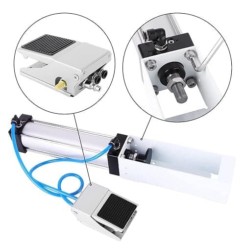 TAISHER Foot Valve Aluminum Can Crusher，Eco-Friendly Recycling Tool，Heavy Duty Pneumatic Cylinder Soda Beer Can Crusher thumbnail 5