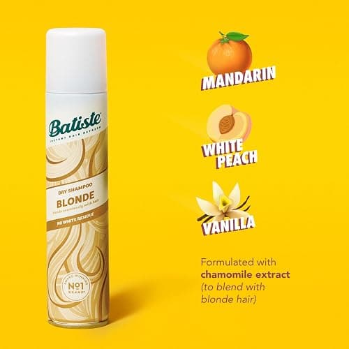Batiste Dry Shampoo for Blonde Hair, Refresh Hair and Absorb Oil Between Washes, Waterless Shampoo for Added Hair Texture and Body, 5.71 oz thumbnail 8