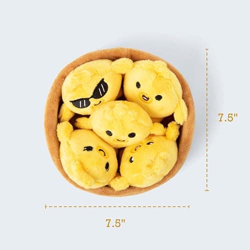 Emotional Support Chickies by Relatable, Cuddly Stuffed Animals and Toys, Squishy Toys and Plushies, Great Gift Ideas for Loved Ones of All Ages, Includes 5 Plushies with Carrying Basket thumbnail 3