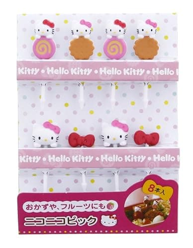 Torne Bento Pick, Kitty, Nikoniko, Character Valve, White thumbnail 3