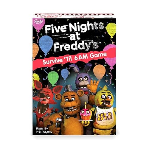 Funko Games Five Nights at Freddy's - Survive 'Til 6AM Game |1-2 Players, Ages 13+ - Image 1
