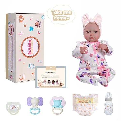 BABESIDE Reborn Baby Dolls - 20-inch Cute Soft Vinyl Realistic Baby Doll Real Life Baby Dolls with Complete Accessories Perfect for Cuddling, Playtime, and Gift Giving thumbnail 6
