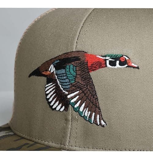 EDTREK Outdoorsman Pro Trucker Breathable Mesh Performance Cap - Flat Brim Snapback Hat thumbnail 4