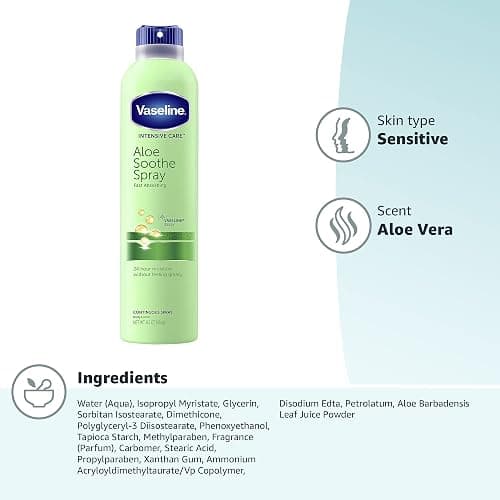 Vaseline® Intensive Care™ Aloe Soothe Spray, 6.5 Oz (Pack of 2) thumbnail 11