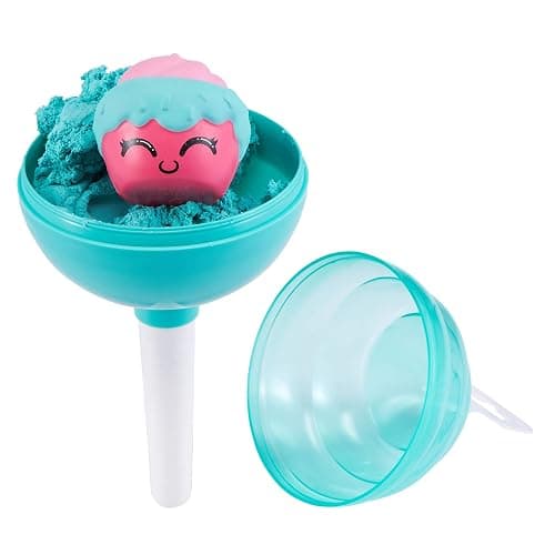 Oosh Slime Cotton Candy Cuties Series 2 by ZURU (Purple) Scented, Squishy, Fluffy, Soft, Stretchy, Stress Relief, Party Favors, Non-Stick with Collectible Cutie Slow Rise Toy thumbnail 3