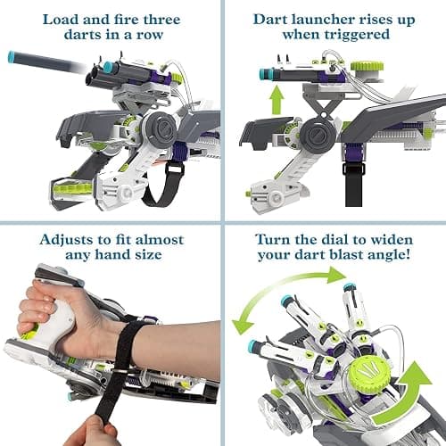 Thames & Kosmos Ultra Bionic Blaster STEM Experiment Kit | Construct a Robotic Foam Dart Blasting Glove | Challenging Build, Learn About Mechanical Technology & Engineering thumbnail 5