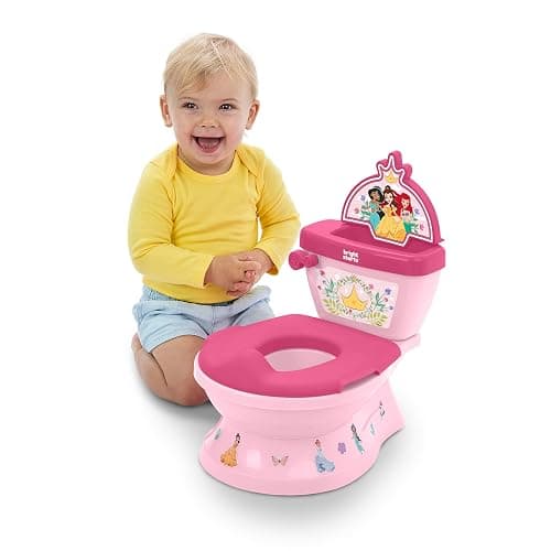 Bright Starts Disney Junior Princess My Size Potty Training Toilet, Toddler Potty Chair with Flushing & Cheering Sounds, Removable Seat with Splash Guard & Handles, Ages 18+ Months, Up to 50 lbs thumbnail 5