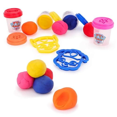 Toyland® Paw Patrol Kids Dough Backpack Set – 5 Tubs of Dough & 4 Cutters Included - Paw Patrol Toys thumbnail 9