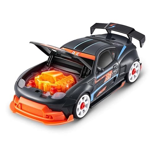 Metal Machines Speed Heroes (Silver) by Zuru, 20+ Surprises, Build Your own Car, Two Bodies, Lights & Sounds, Slime thumbnail 4
