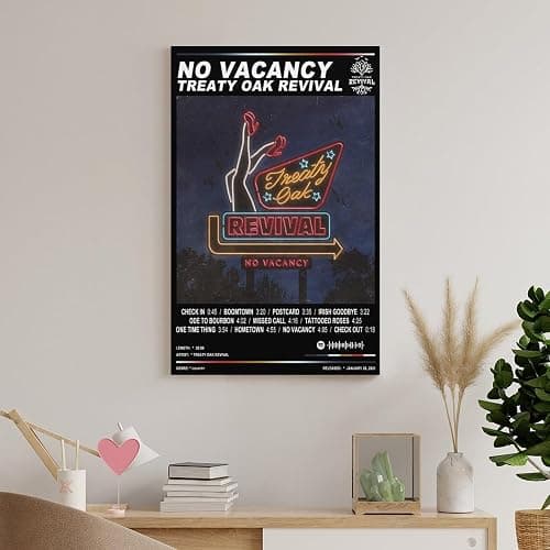 Treaty Oak Revival No Vacancy Canvas Poster Bedroom Decoration Landscape Office Valentine's Birthday Gift Unframe-style08x12inch(20x30cm) thumbnail 8